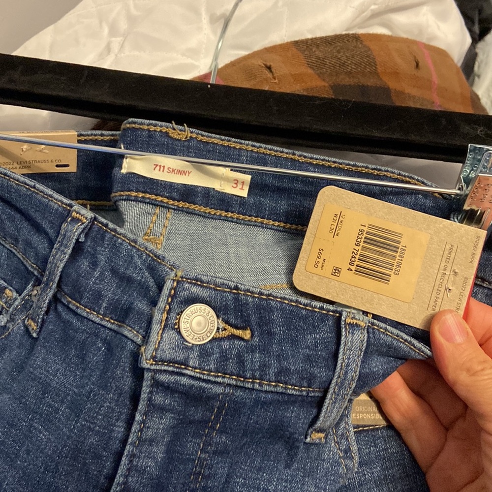 Women's skinny jeans levis new size 12 - Picture 4 of 4